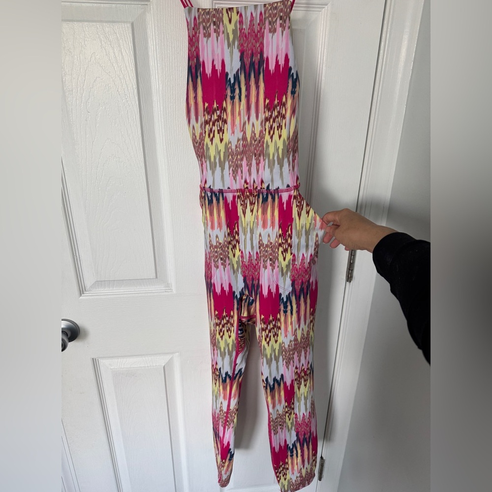 Multicolor workout jumpsuit